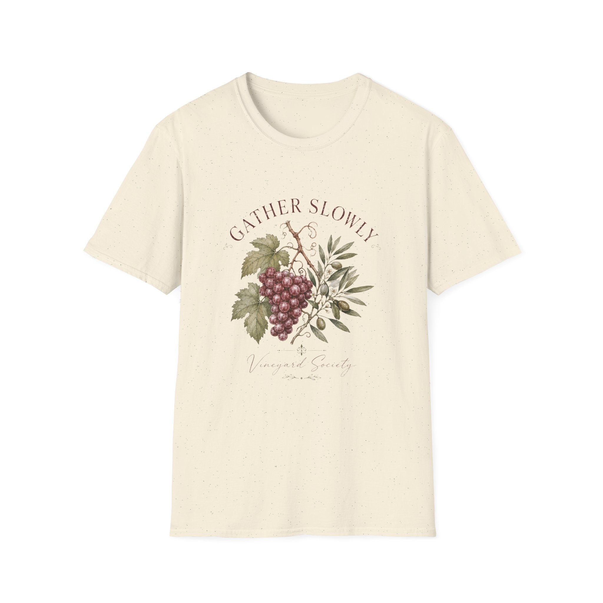 Gather Slowly Vineyard Society T-Shirt