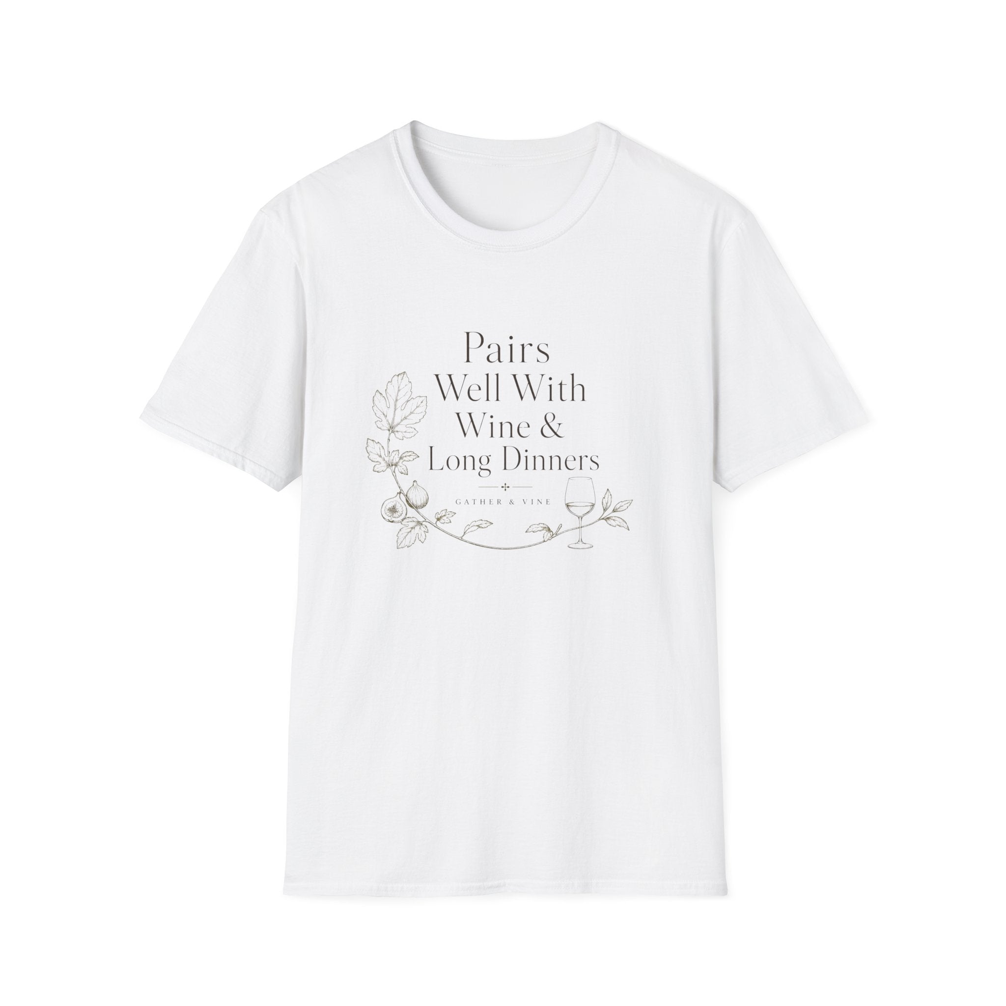 Pairs Well With Wine & Long Evenings T-Shirt