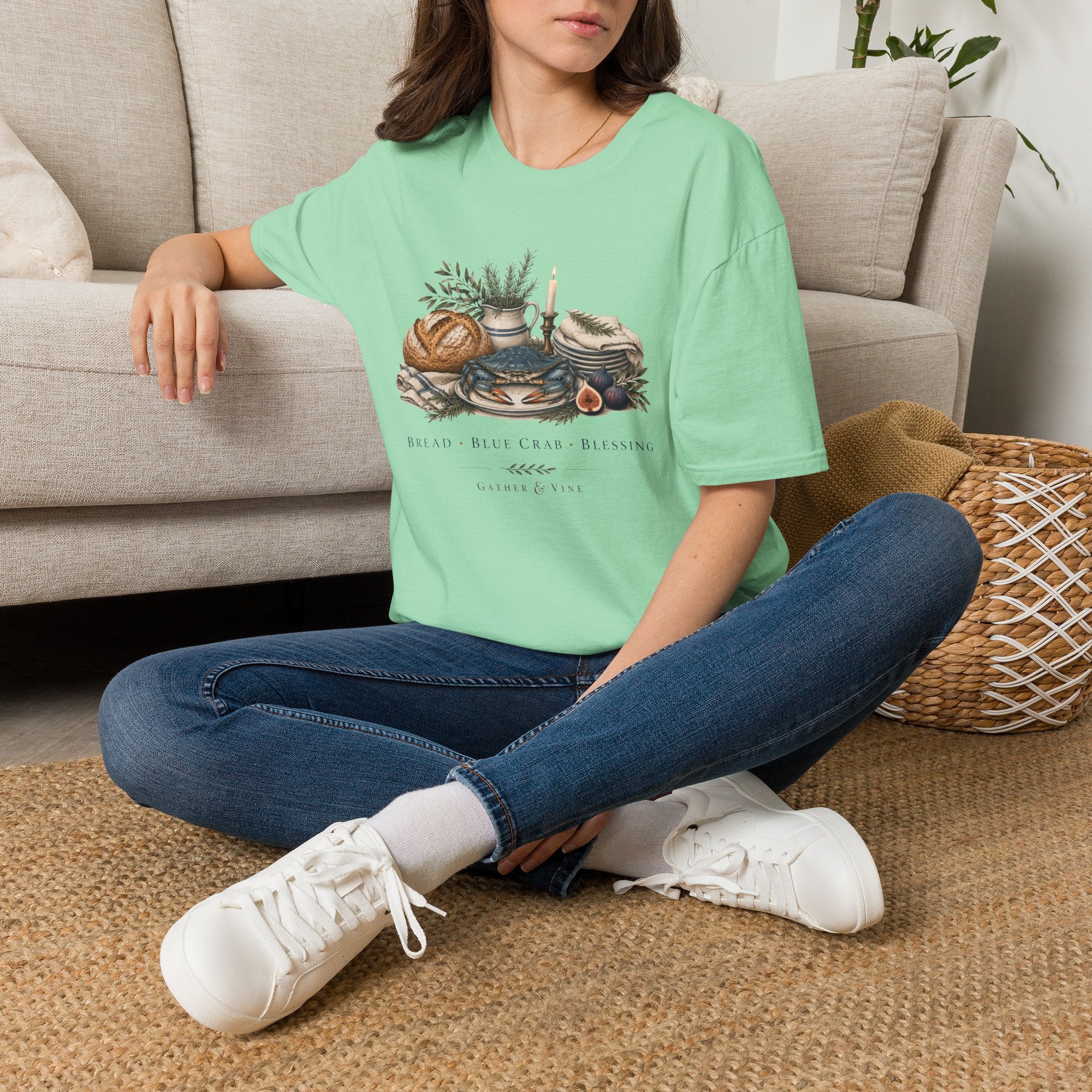 Bread, Blue Crab, Blessings T-Shirt