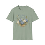 Gather Slowly Hydrangea Basket T-Shirt