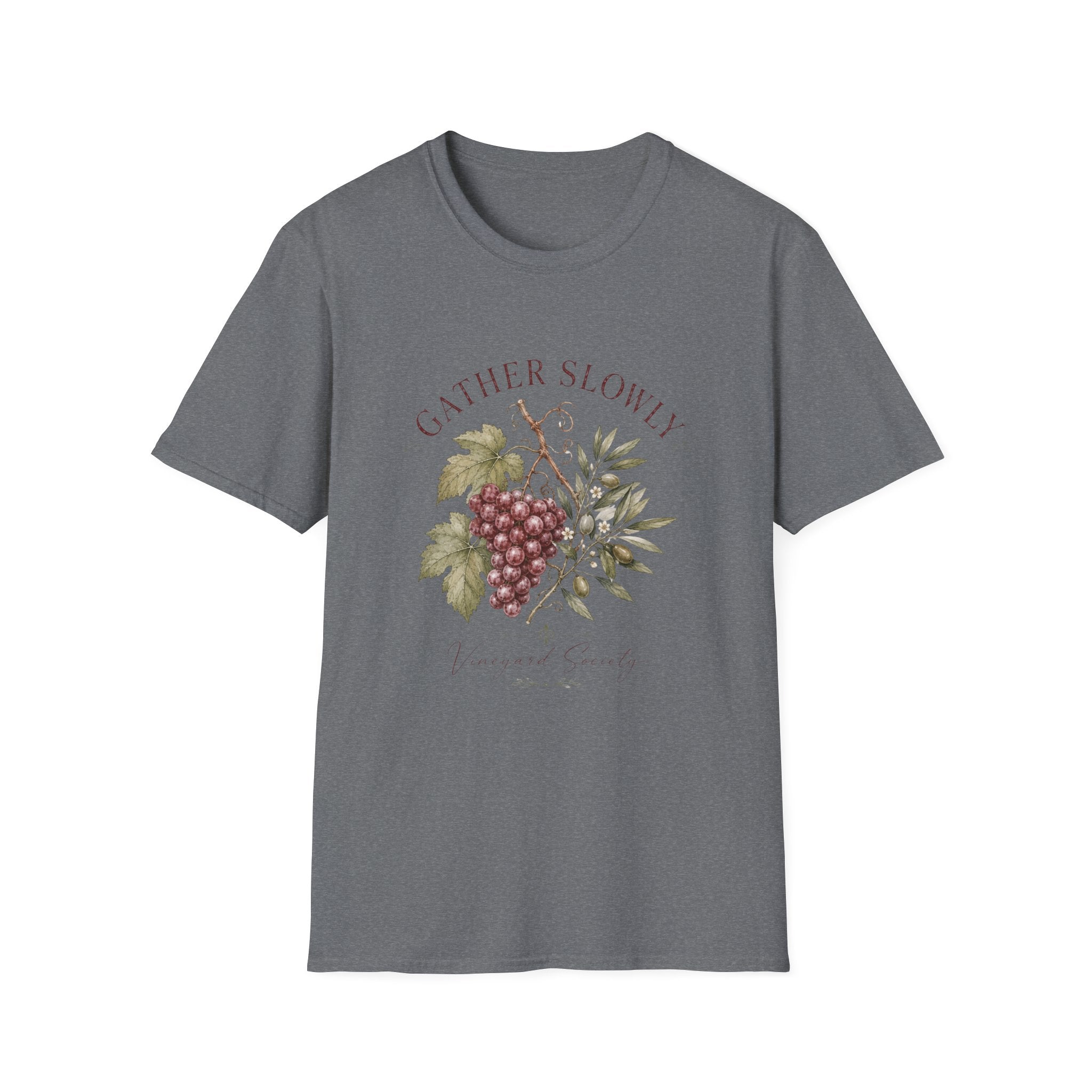 Gather Slowly Vineyard Society T-Shirt
