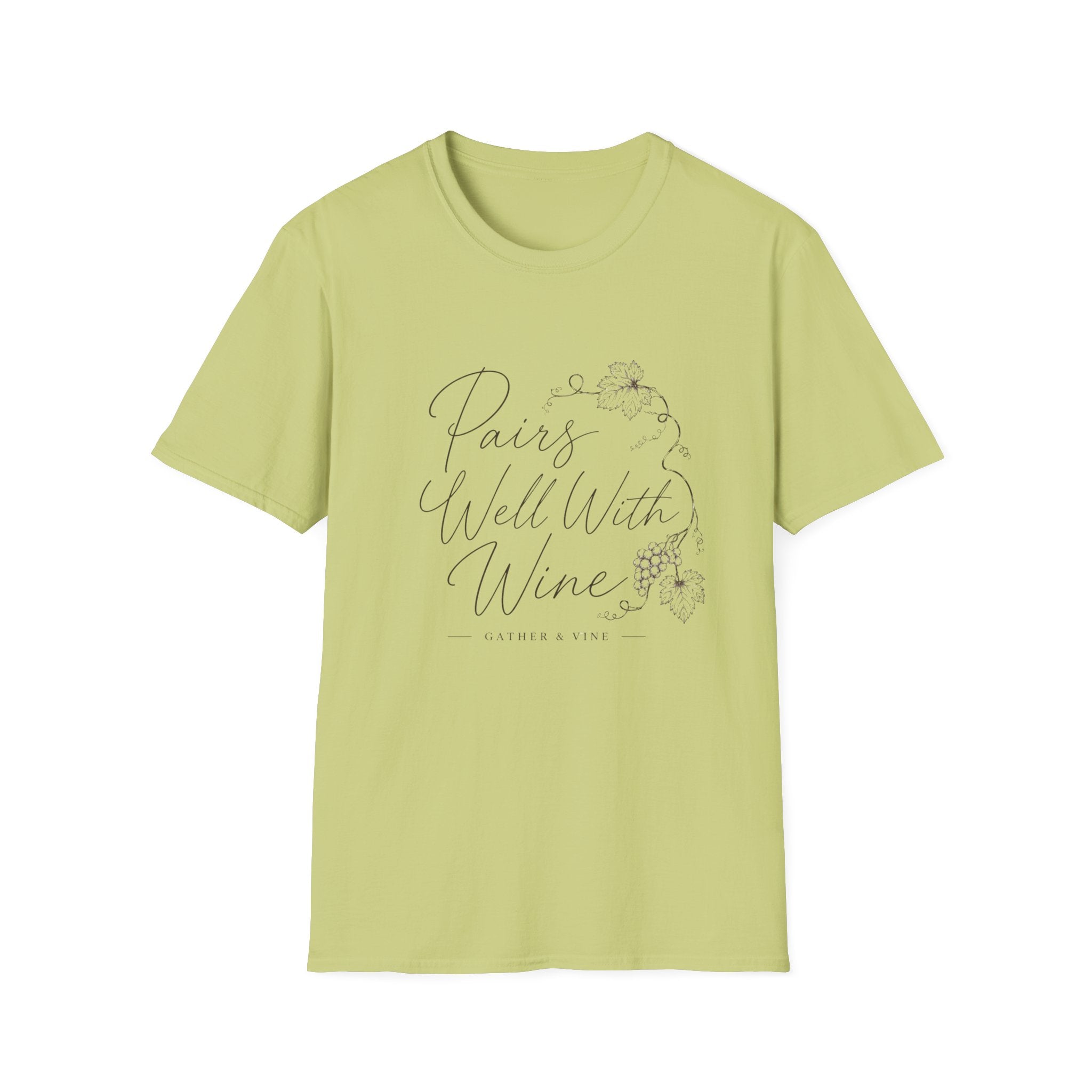 Pairs Well With Wine T-Shirt