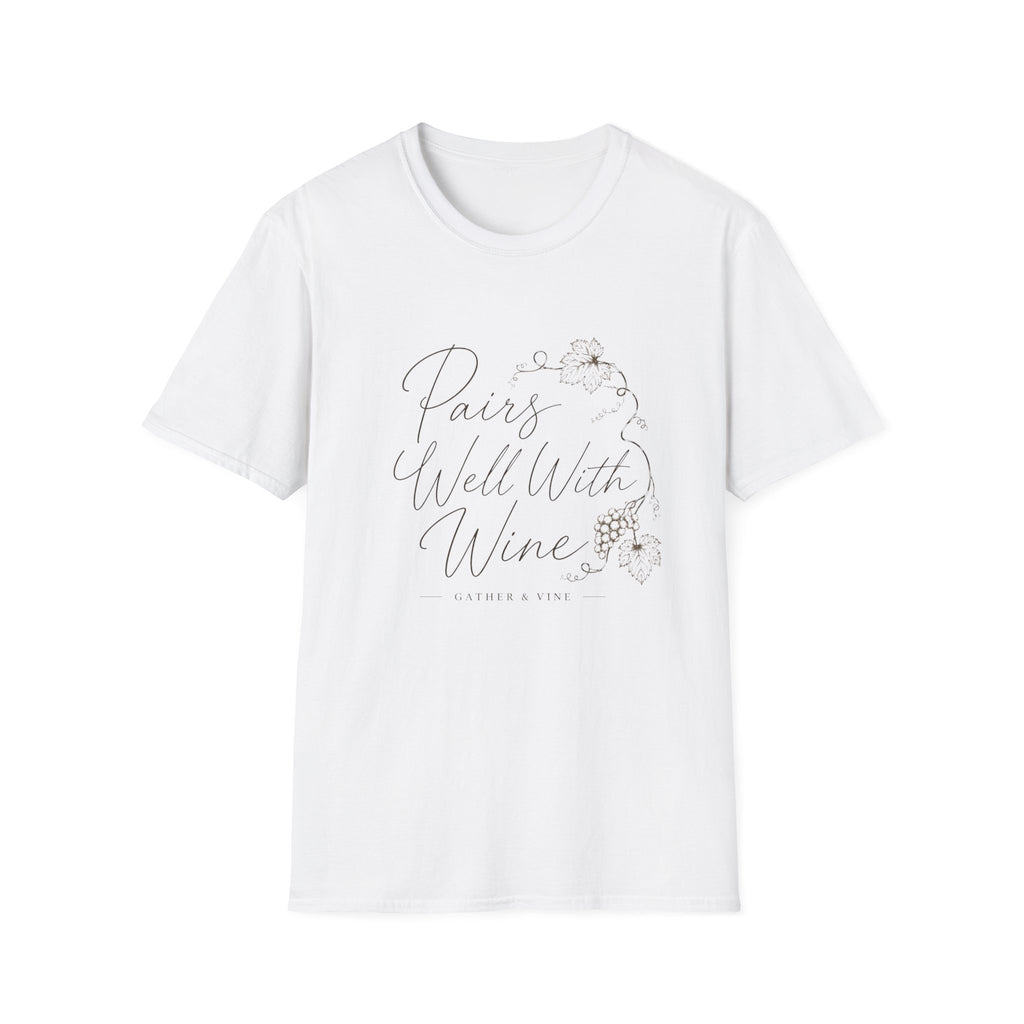 Pairs Well With Wine T-Shirt