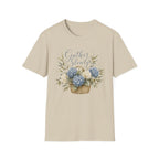 Gather Slowly Hydrangea Basket T-Shirt