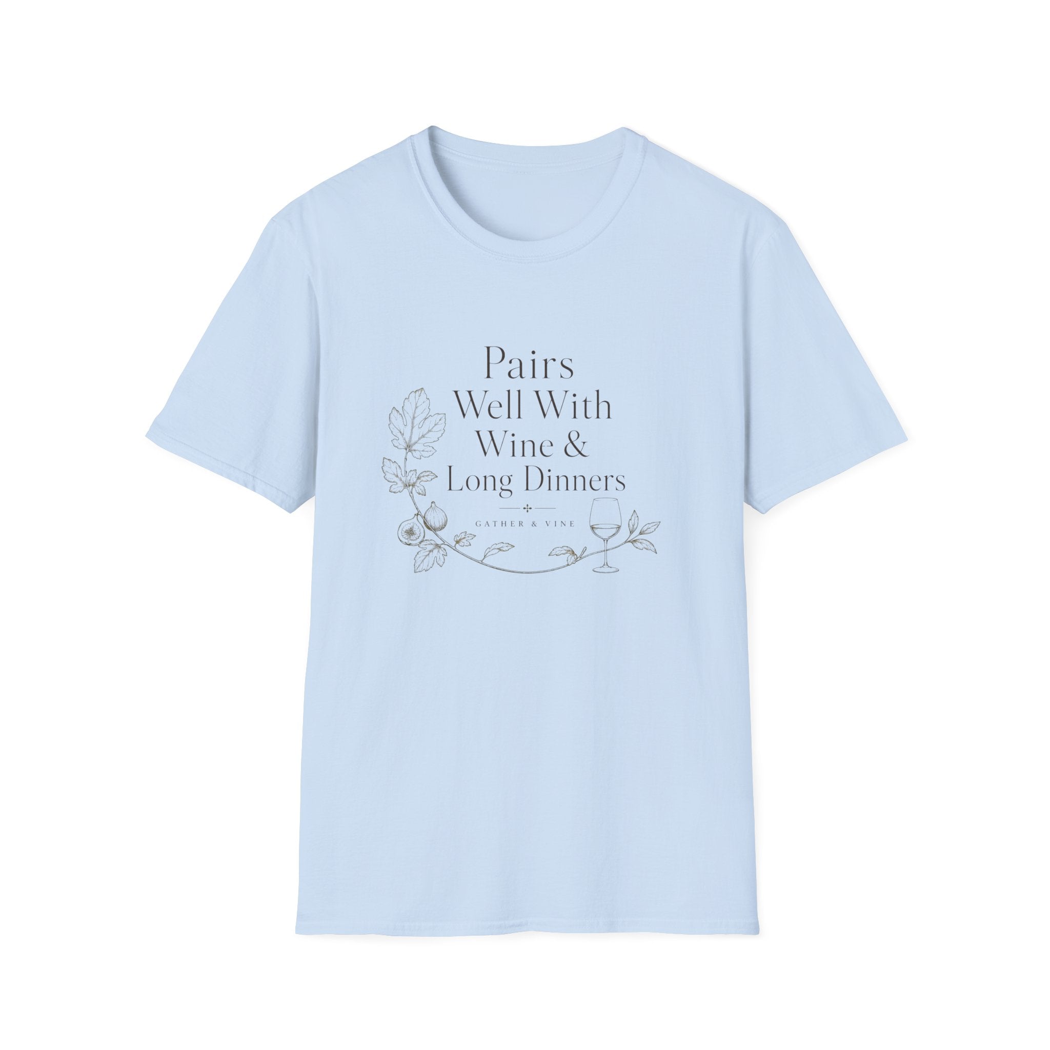 Pairs Well With Wine & Long Evenings T-Shirt