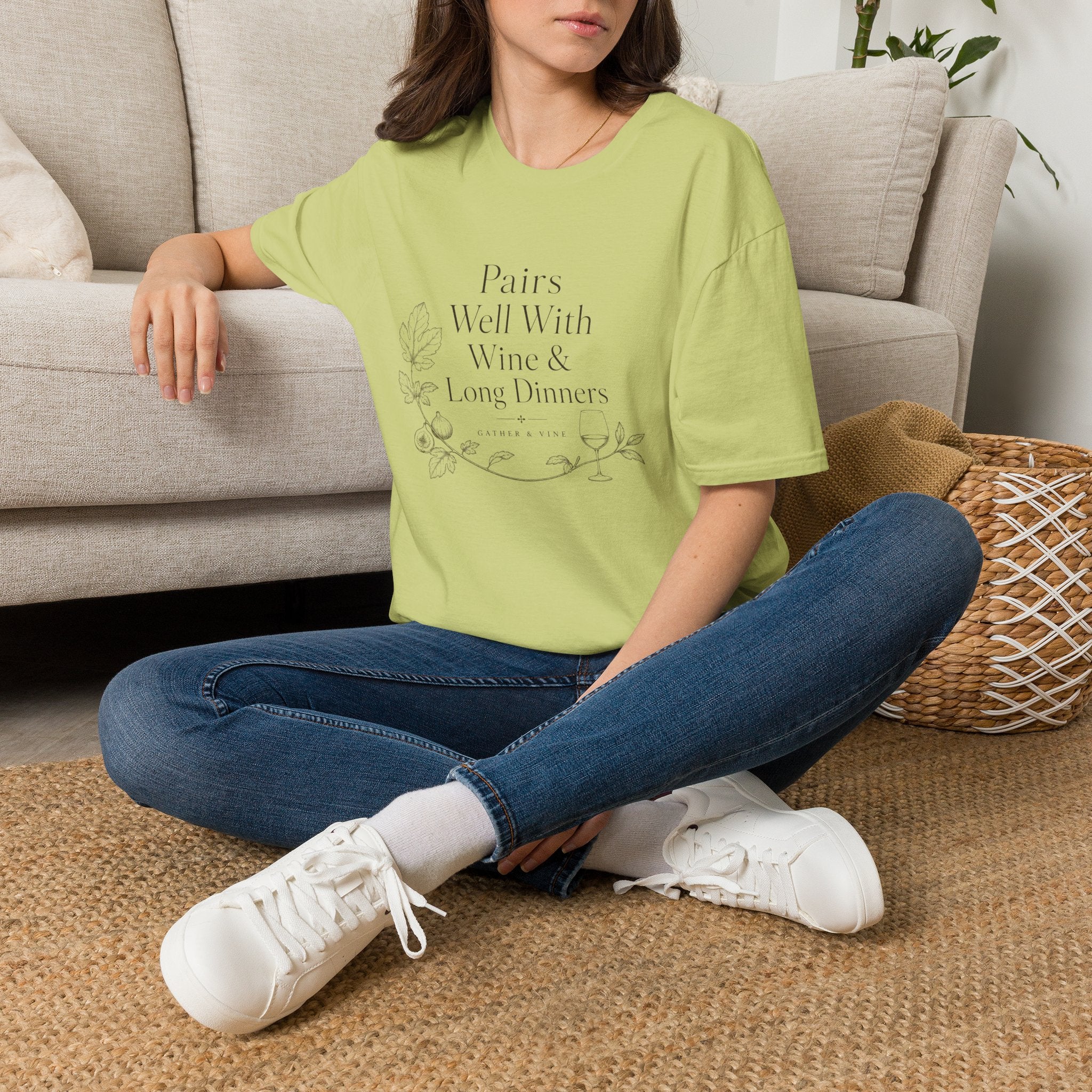 Pairs Well With Wine & Long Evenings T-Shirt