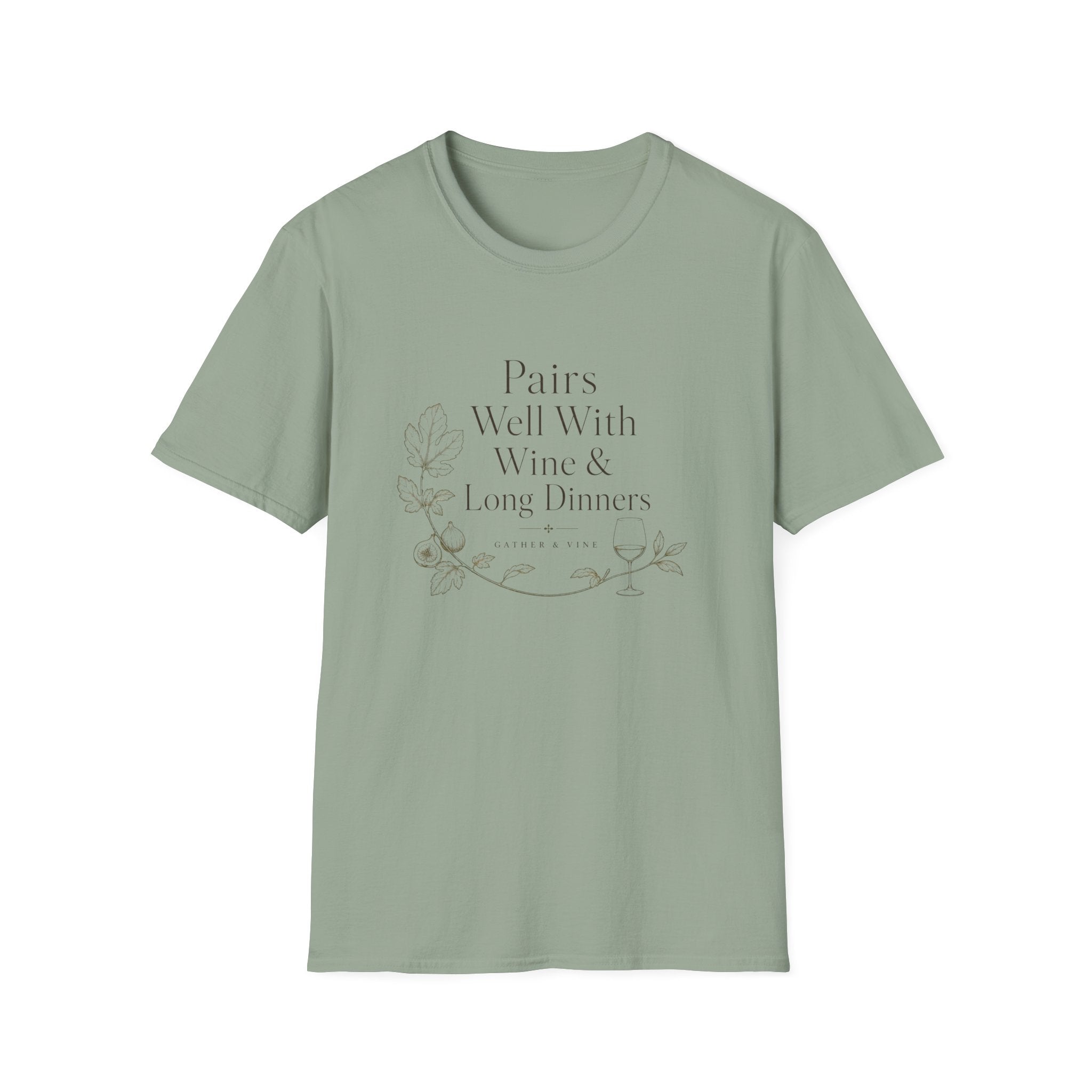 Pairs Well With Wine & Long Evenings T-Shirt