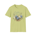 Gather Slowly Hydrangea Basket T-Shirt