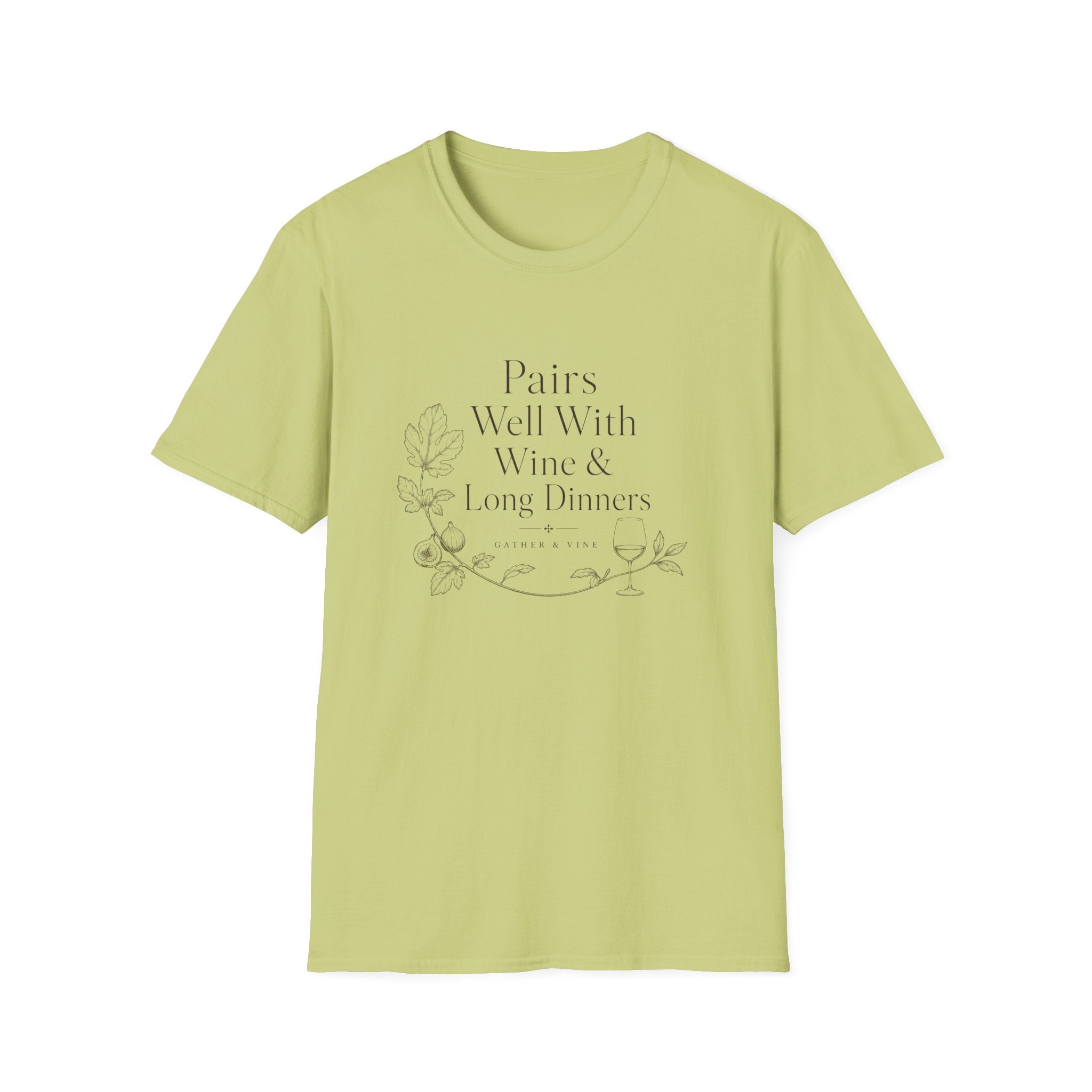 Pairs Well With Wine & Long Evenings T-Shirt