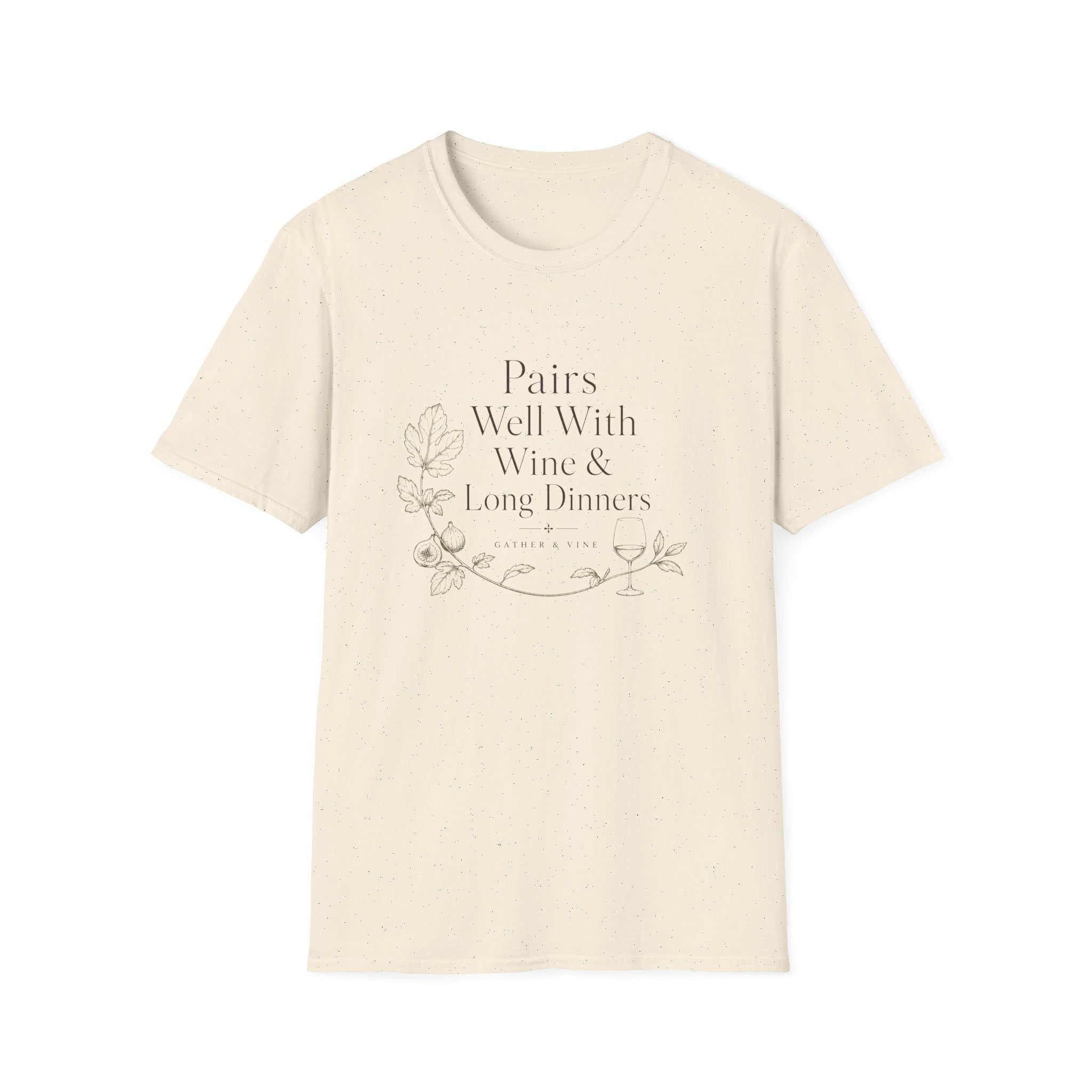 Pairs Well With Wine & Long Evenings T-Shirt