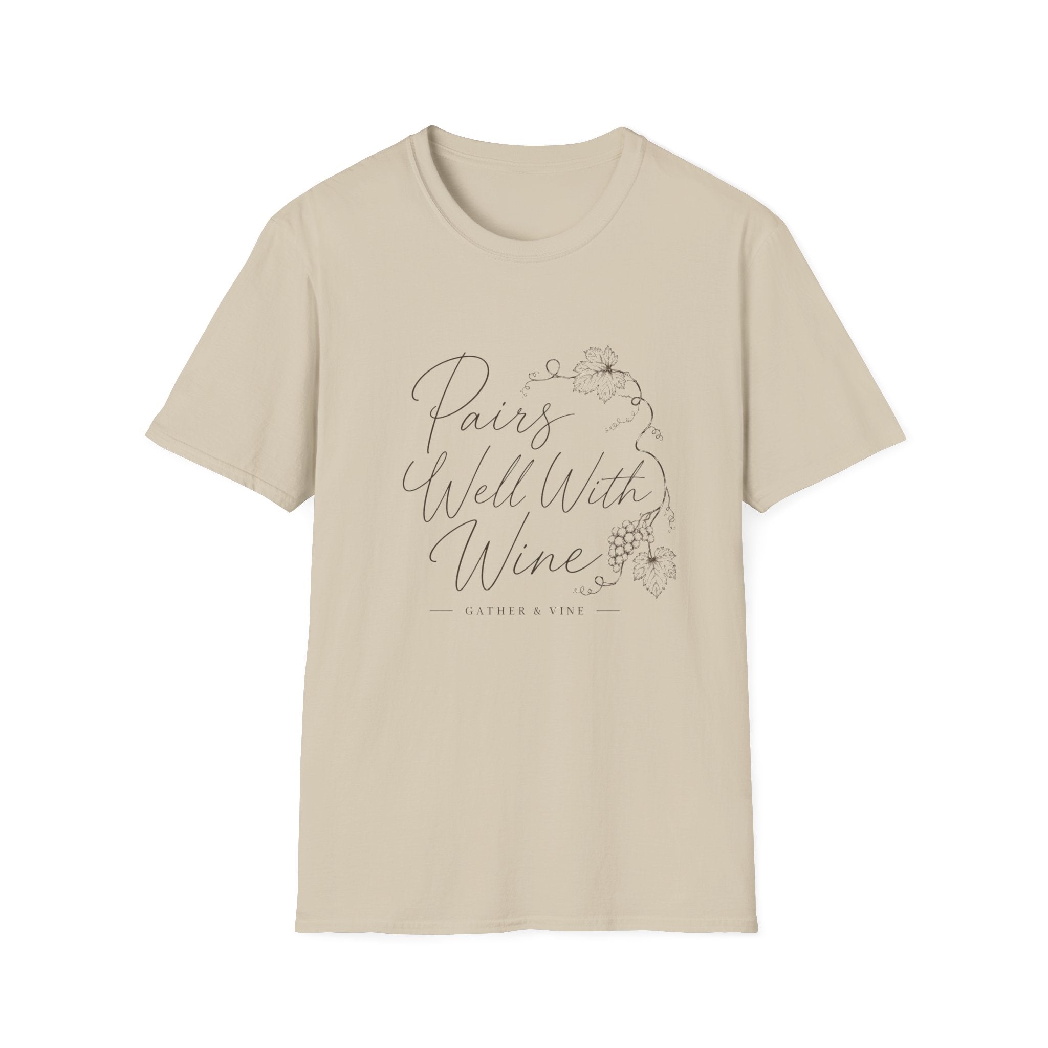 Pairs Well With Wine T-Shirt