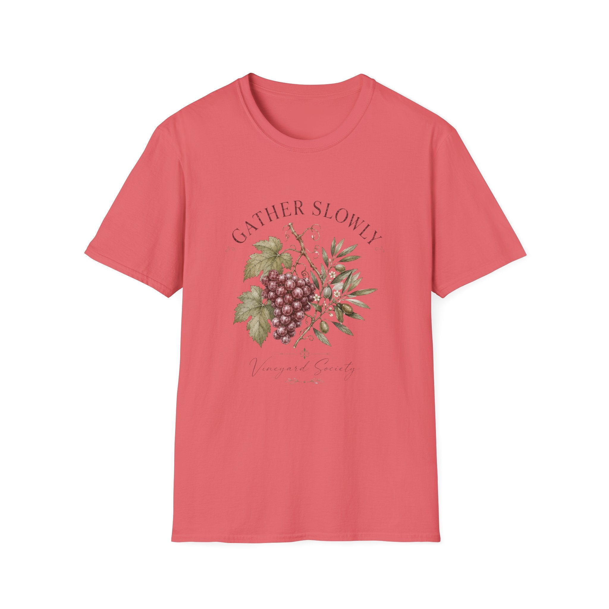 Gather Slowly Vineyard Society T-Shirt