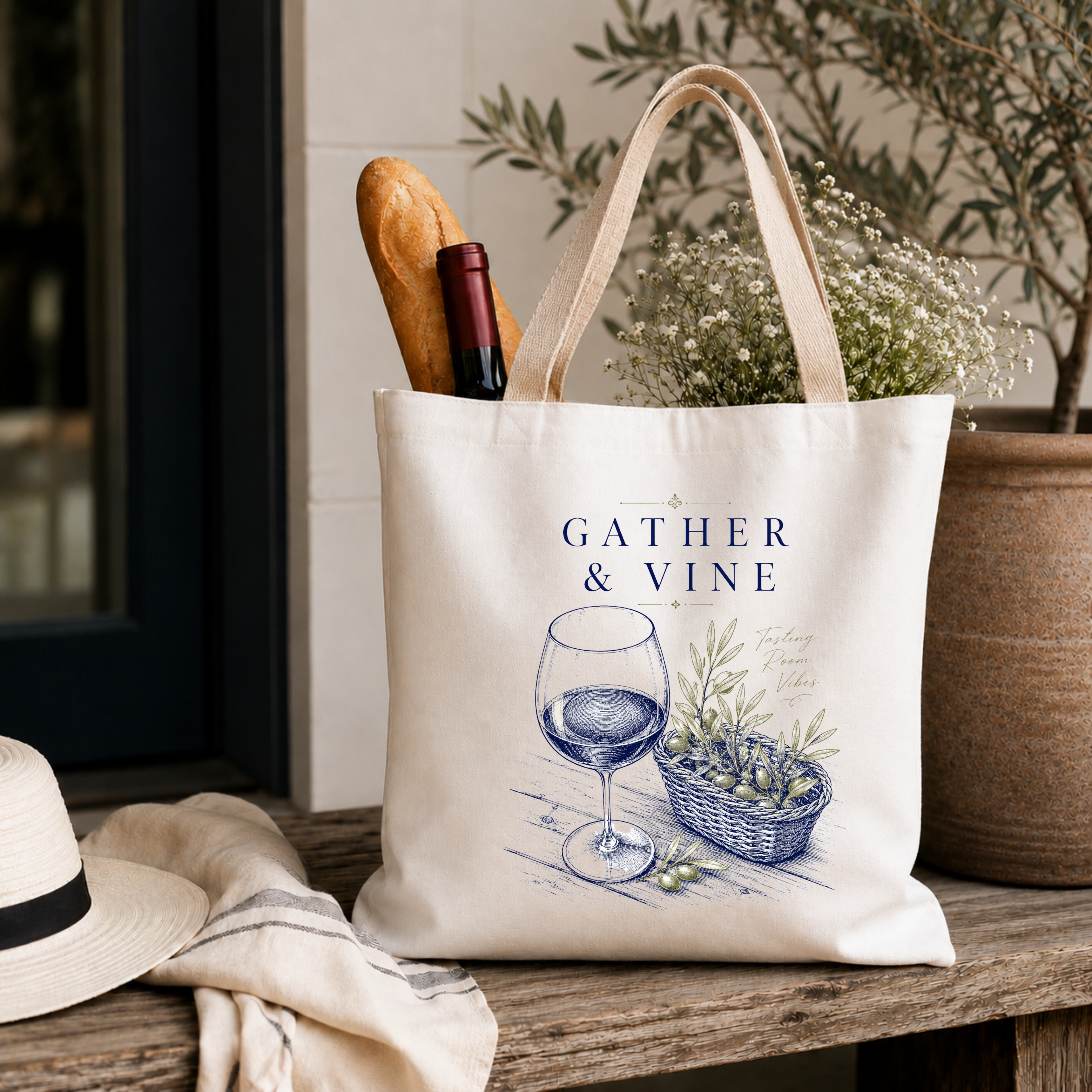 Tasting Room Vibes Tote