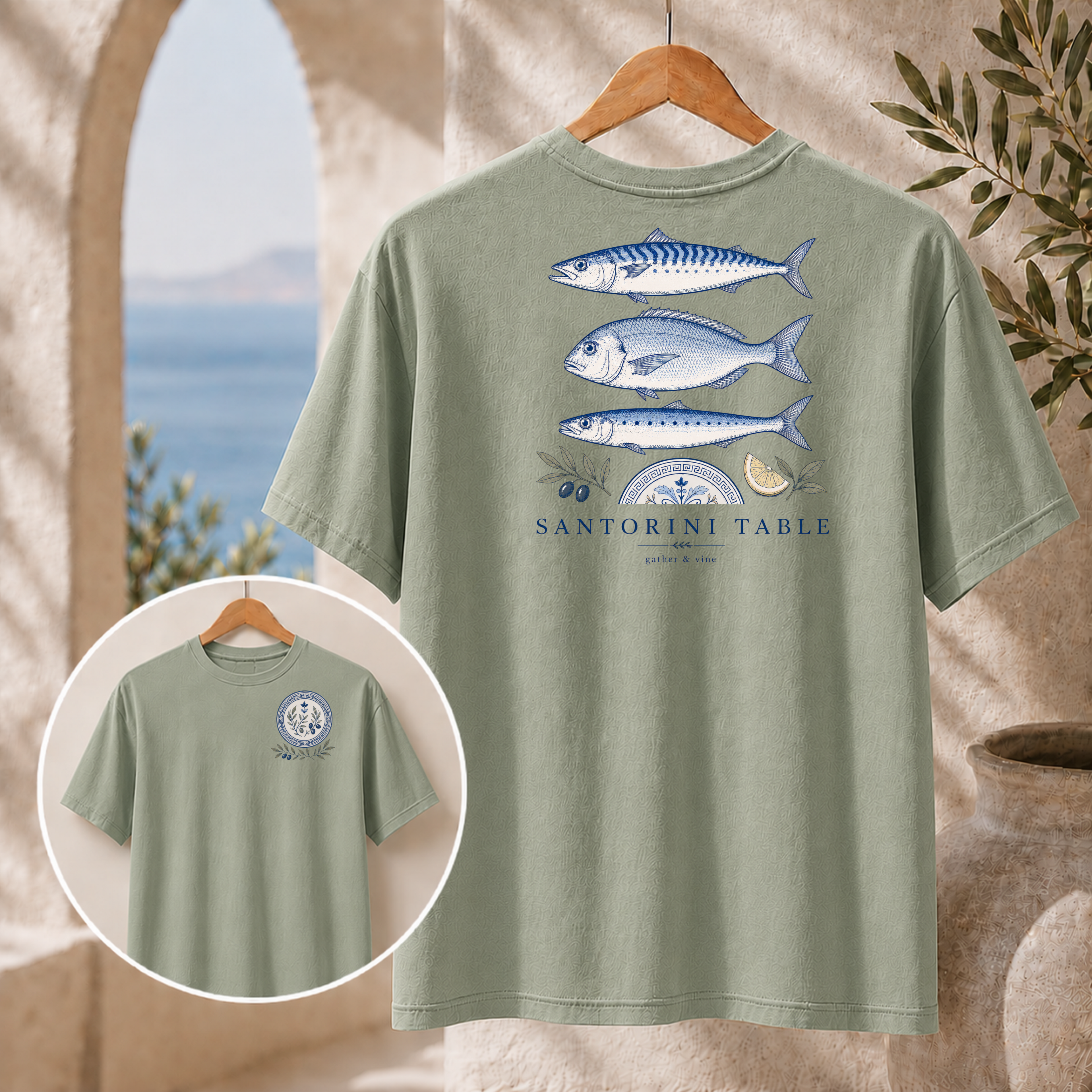 Santorini Table T-Shirt