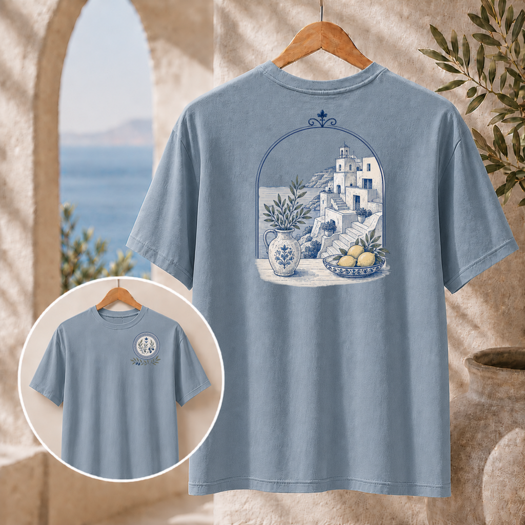 Set for Santorini T-Shirt