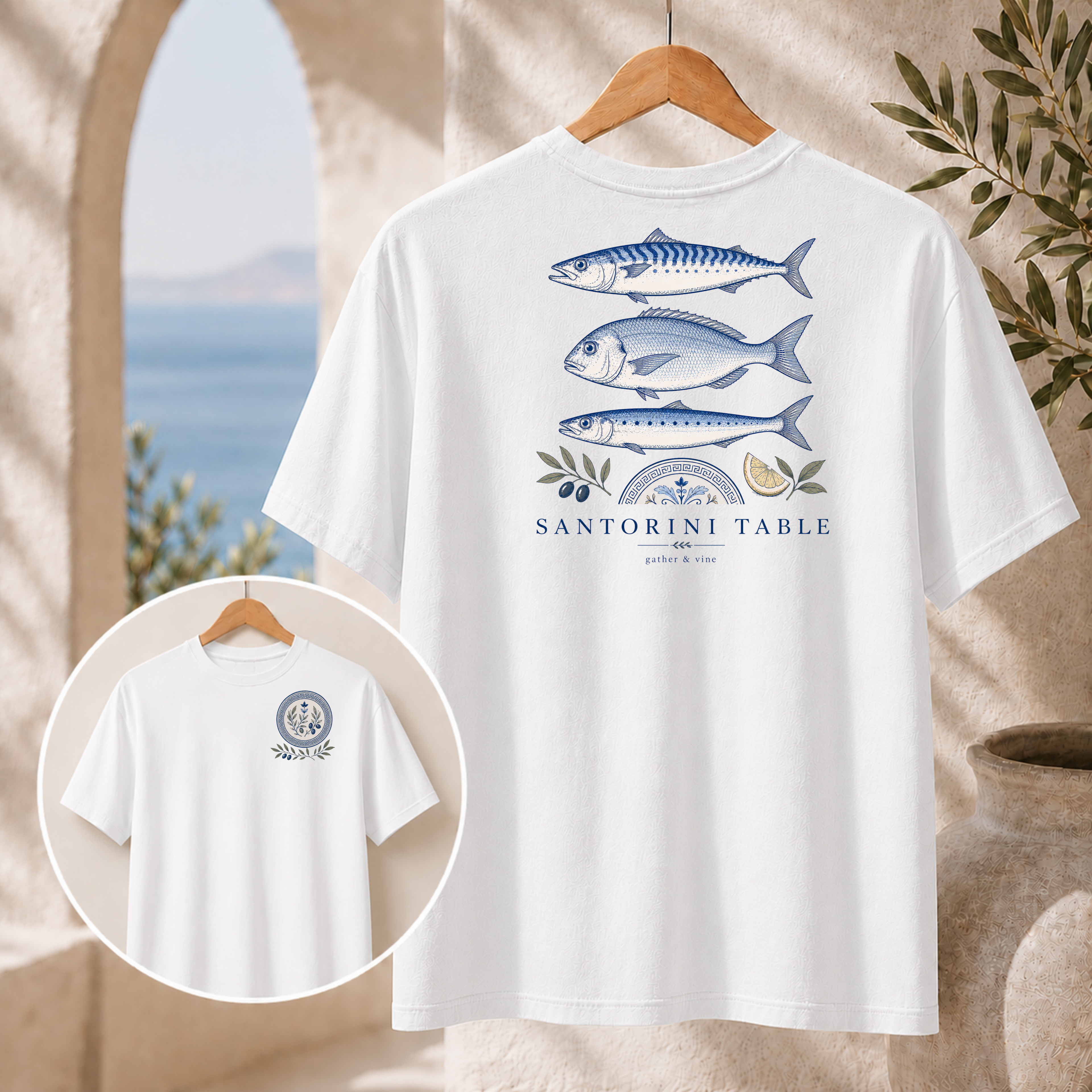 Santorini Table T-Shirt